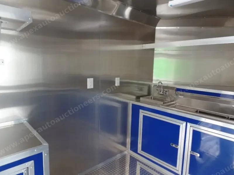 8.5' x 17' Yellow Concession Food Trailer photo 10