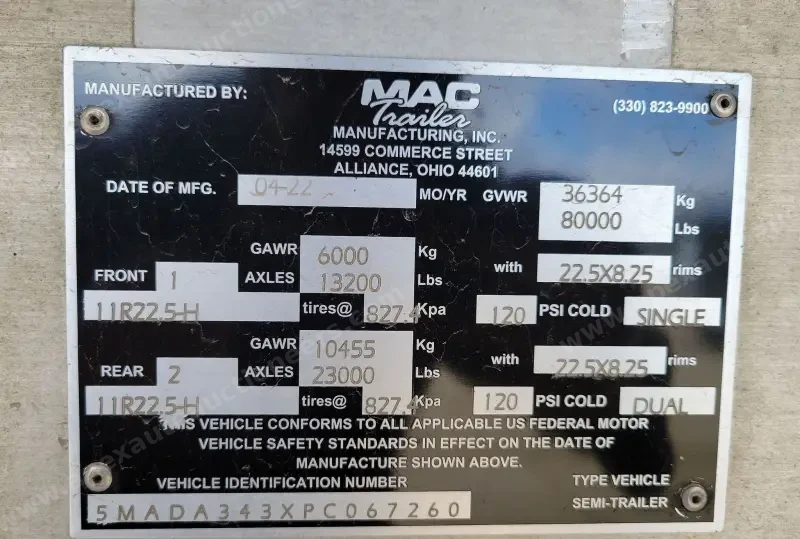 2023 Mac Trailer TRAR34AA6002023 photo 59