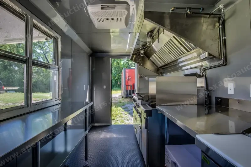 2025 Fully Equipped Food Trailer 7x16 Black-Out photo 18