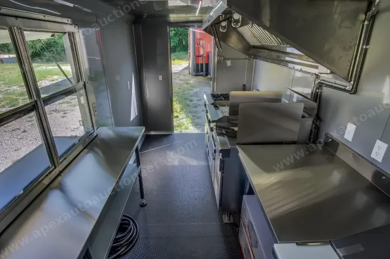 2025 Fully Equipped Food Trailer 7x16 Black-Out photo 22