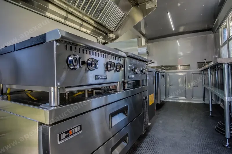 2025 Fully Equipped Food Trailer 7x16 Black-Out photo 17