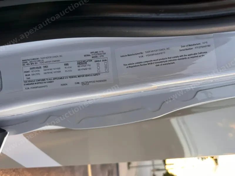 2018 Thor Motor Coach Compass 23TB photo 172