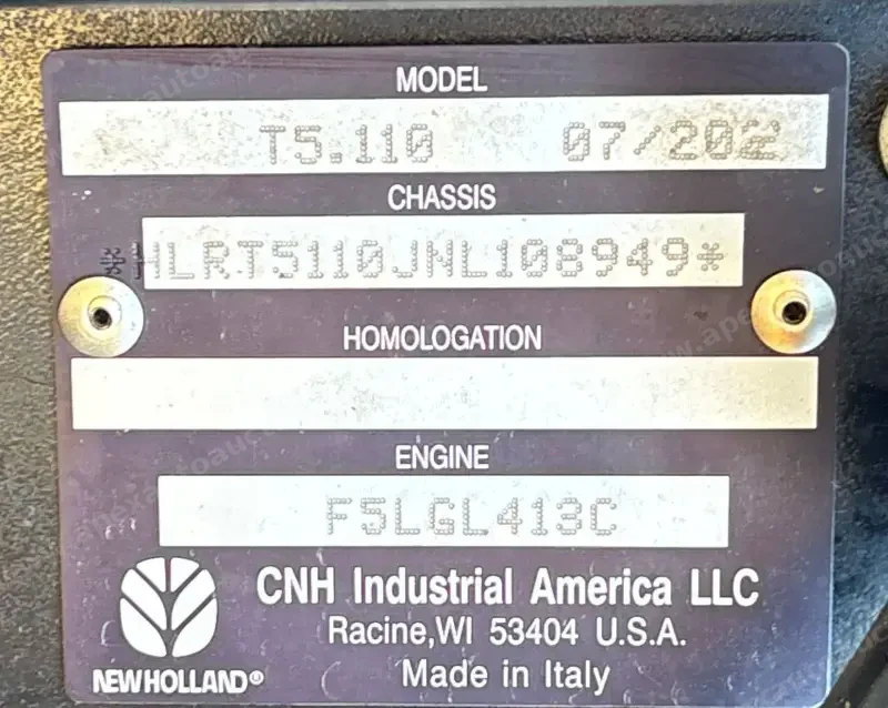 2022 New Holland T5.110 photo 74